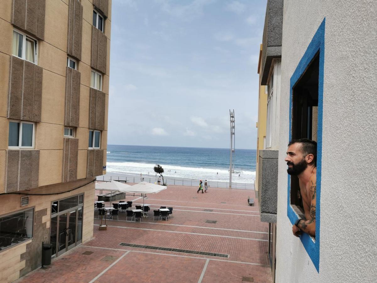 La Ventana Azul Surf Hostel 大加那利岛拉斯帕尔马斯 外观 照片